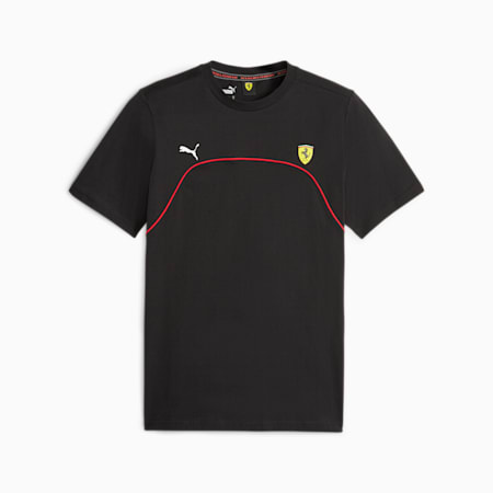 Scuderia Ferrari Men's Motorsport Tee, PUMA Black, small-THA