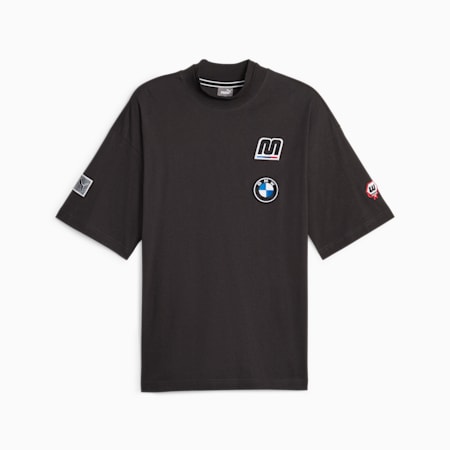 BMW M Motorsport Garage Crew Men's Tee, PUMA Black, small-AUS