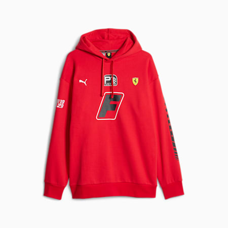 Scuderia Ferrari Race Garage Crew hoodie voor heren, Rosso Corsa, small