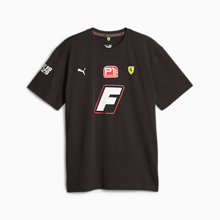 เสื้อยืดผู้ชาย Scuderia Ferrari Race Garage Crew, PUMA Black, small-THA