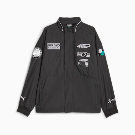 Mercedes-AMG Petronas Motorsport Garage Crew Men's Jacket, PUMA Black, small