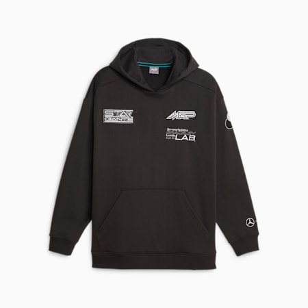 MAPF1 게러지 크루 후디<br>MAPF1 Garage Crew Hoodie, PUMA Black, small-KOR