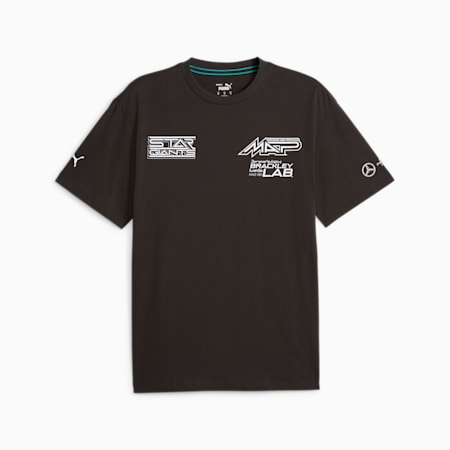 Mercedes-AMG Petronas Motorsport Garage Crew T-shirt voor heren, PUMA Black, small