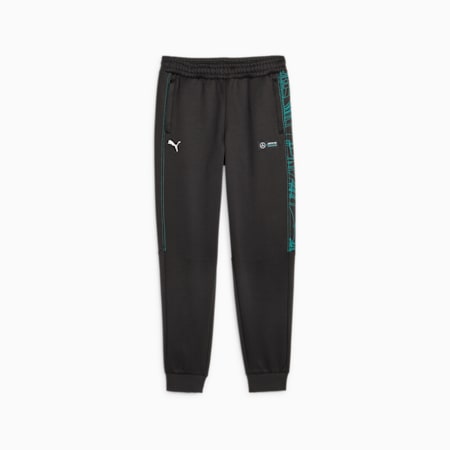 Mercedes-AMG PETRONAS Men's MT7 Regular Motorsport Track Pants, PUMA Black, small-PHL