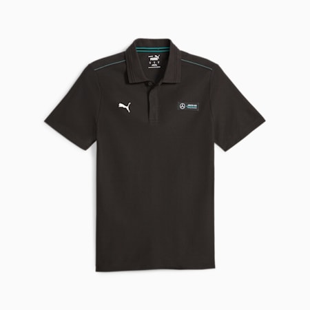 Mercedes-AMG PETRONAS Men's Motorsport Polo, PUMA Black, small-AUS