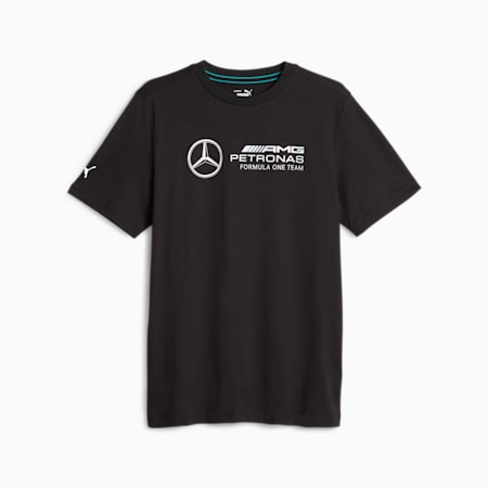 เสื้อยืด Motorsport ผู้ชาย Mercedes-AMG PETRONAS, PUMA Black, small-THA