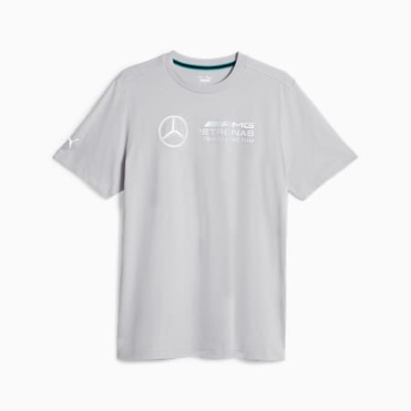 Mercedes-AMG PETRONAS Men's Motorsport Tee, Mercedes Team Silver, small-AUS