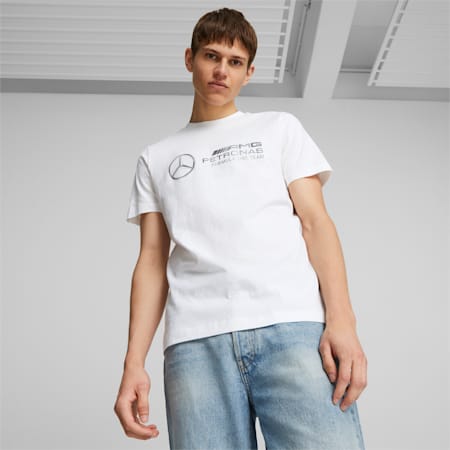 T-shirt Mercedes-AMG PETRONAS Homme, PUMA White, small