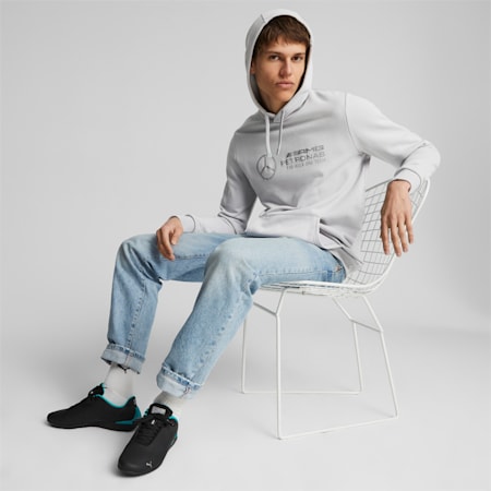 Mercedes-AMG PETRONAS Men's Motorsport Hoodie, Mercedes Team Silver, small-AUS