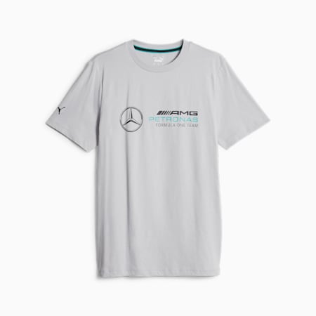 Mercedes-AMG PETRONAS Men's Motorsport Tee, Mercedes Team Silver, small-PHL