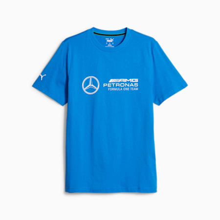 Camiseta de automovilismo Mercedes-AMG PETRONAS para hombre, Ultra Blue, small