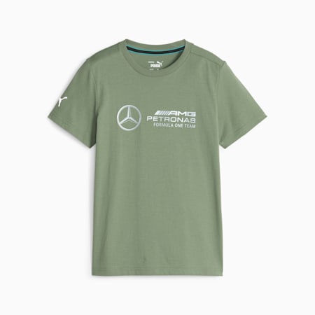 Mercedes-AMG Petronas Motorsport Kids Logo Tee, Eucalyptus, small-AUS