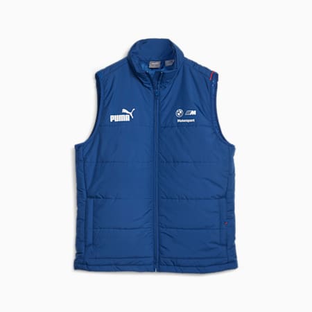 BMW M Motorsport Men's MT7 Padded Vest, Pro Blue-M Color, small