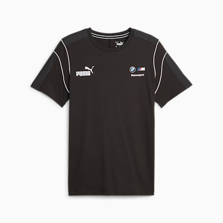 BMW M Motorsport Men's MT7 Tee, PUMA Black, small-THA