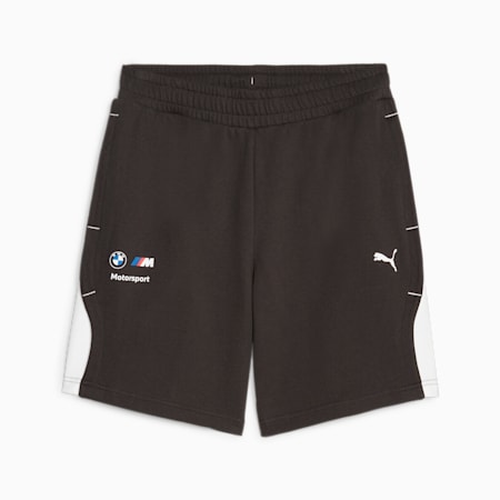 BMW M Motorsport Men's Sweat Shorts, PUMA Black, small-AUS