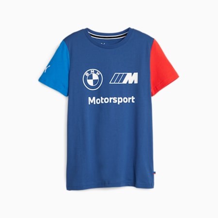 BMW M Motorsport Essentials Logo T-shirt, Pro Blue-M Color, small