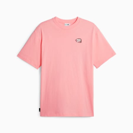DOWNTOWN Men's Graphic Tee, Peach Smoothie, small-AUS