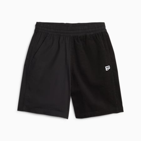 Downtown Men's Relaxed Corduroy Shorts, PUMA Black, small-SEA