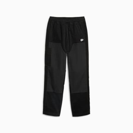 Downtown Men's Relaxed Corduroy Pants, PUMA Black, small