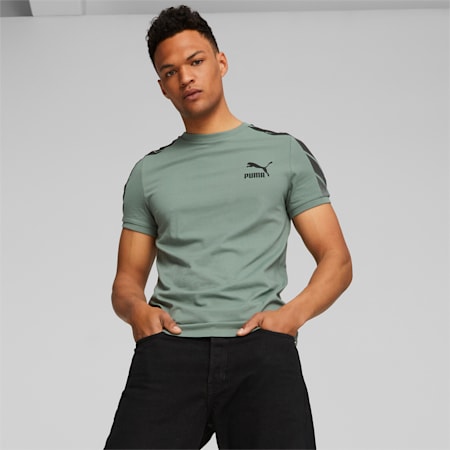 T7 Sport T-Shirt Herren, Eucalyptus, small