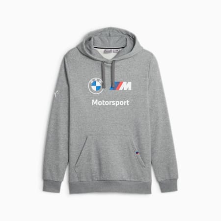 BMW M Motorsport fleece hoodie voor heren, Medium Gray Heather, small