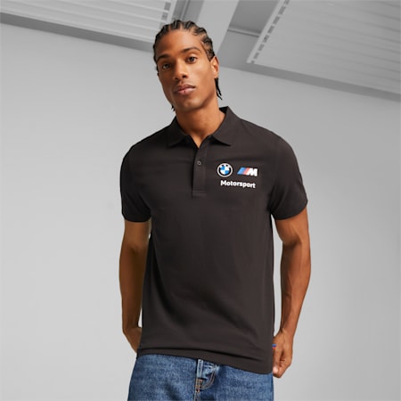 BMW M Motorsport Men's Polo, PUMA Black, small