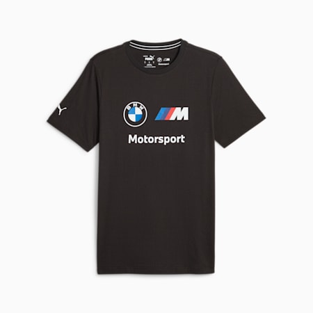 BMW M Motorsport ESS Men's Logo Tee, PUMA Black, small-AUS