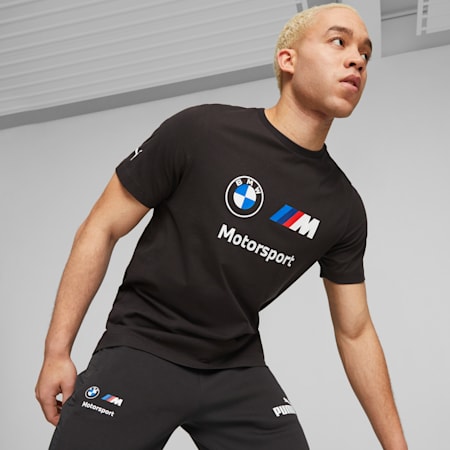 BMW M Motorsport ESS Logo Tee, PUMA Black, small