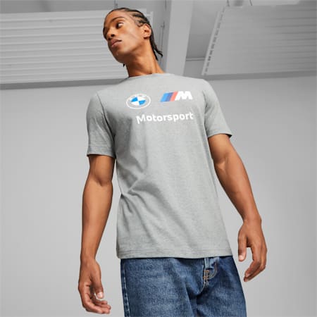 T-shirt à logo ESS BMW M Motorsport, Medium Gray Heather, small