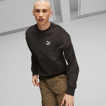 Better Classics Men's Sweatshirt, PUMA Black, small-AUS