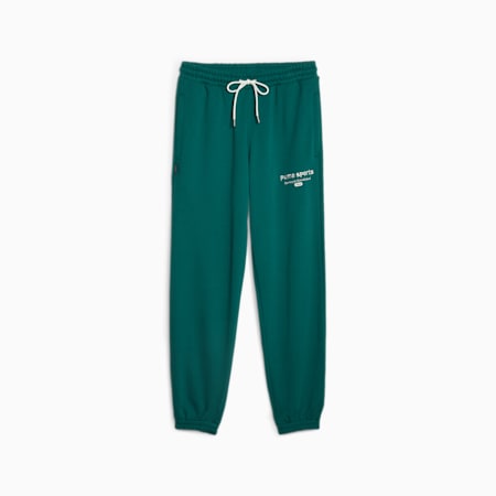 PUMA TEAM Men's Sweatpants, Malachite, small-SEA