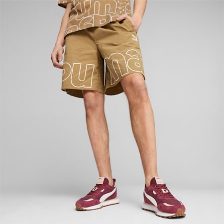 PUMA TEAM Men's Relaxed Shorts, Toasted, small-IDN