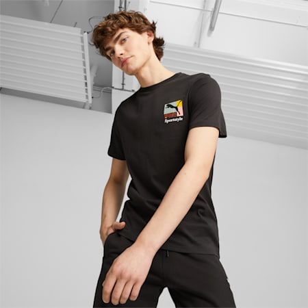 Classics Brand Love Men's Tee, PUMA Black, small-THA