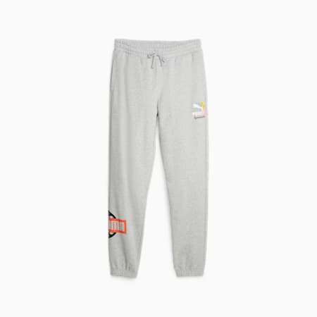 Classics Brand Love Men's Sweatpants, Light Gray Heather, small-THA