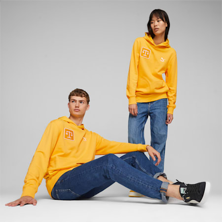 Classics 'Icons of Unity' Hoodie, Yellow Sizzle, small-AUS