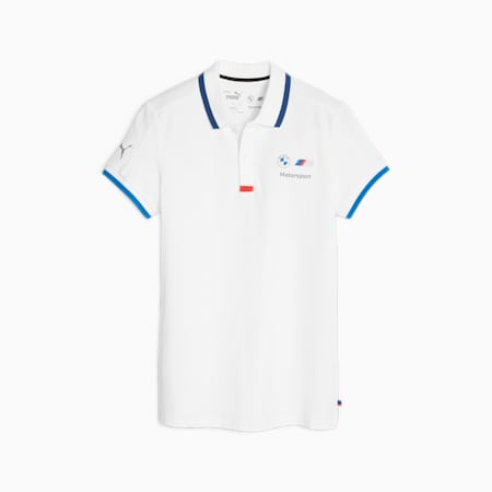 BMW M Motorsport Women's Polo Shirt, PUMA White, small