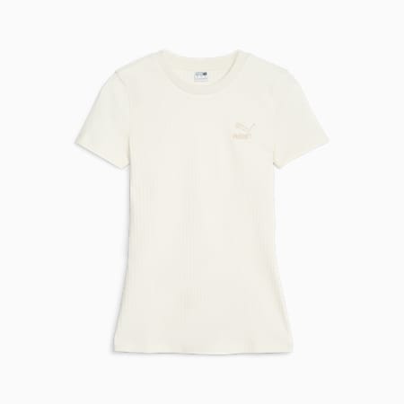 Classics Women's Ribbed Slim Tee, no color, small-AUS