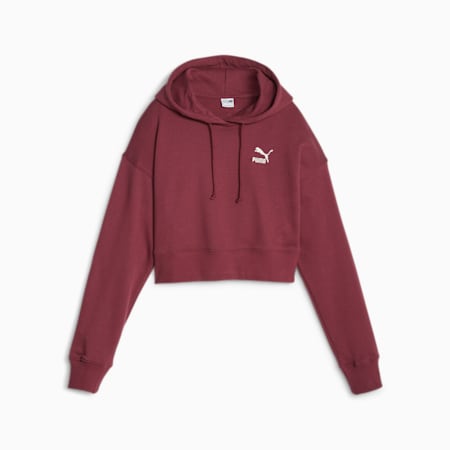 Burgundy puma hoodie clearance