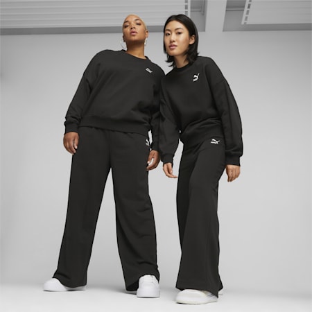 CLASSICS Women's Relaxed Sweatpants, PUMA Black, small-AUS