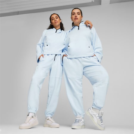 DARE TO Women's Sweatpants, Icy Blue, small-THA