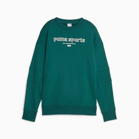 PUMA TEAM Women's Sweatshirt, Malachite, small-PHL