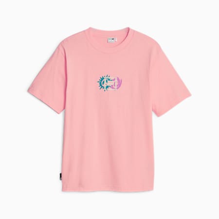 DOWNTOWN Women's Graphic Tee, Peach Smoothie, small-SEA