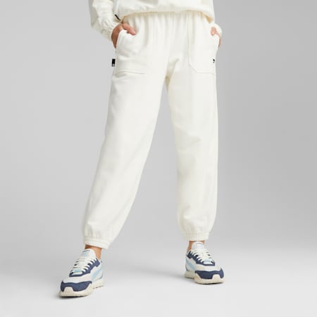 DOWNTOWN Women's Sweatpants, Warm White, small-SEA