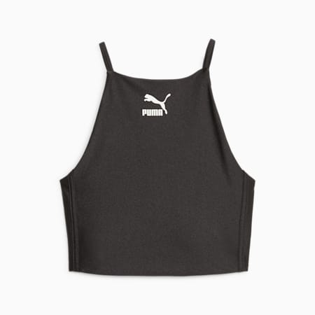 T7 Women's Crop Top, PUMA Black, small-SEA