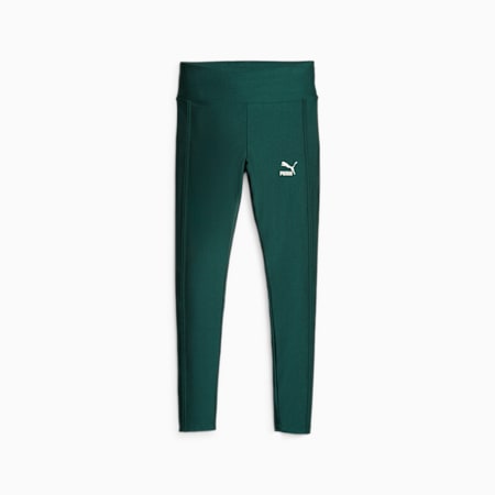 T7 Women's High Waist Leggings, Malachite, small-AUS