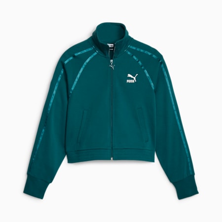 T7 Women's Track Jacket, Malachite, small-SEA