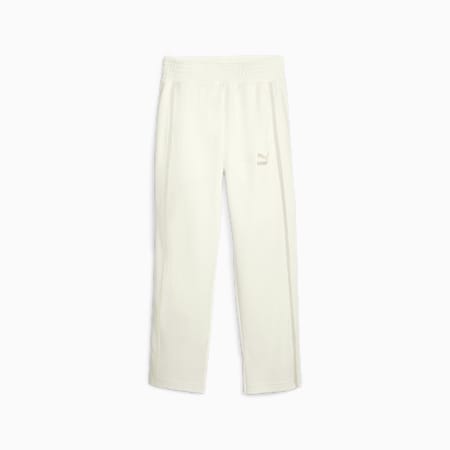 T7 Women's High Waist Pants, Warm White, small