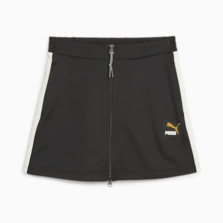 T7 Forward History Women's Skirt, PUMA Black, small-PHL