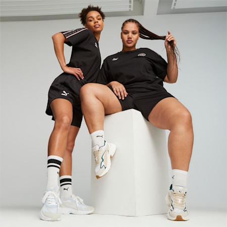 DARE TO Women's Football Shorts, PUMA Black, small-AUS
