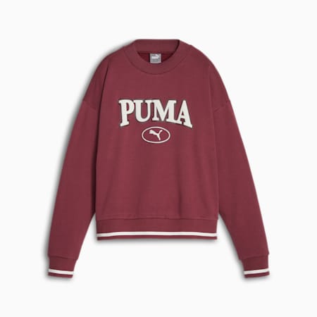 PUMA SQUAD Women's Sweatshirt, Dark Jasper, small-AUS